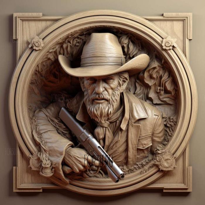 Jonah Hex movie 4 stl model for CNC